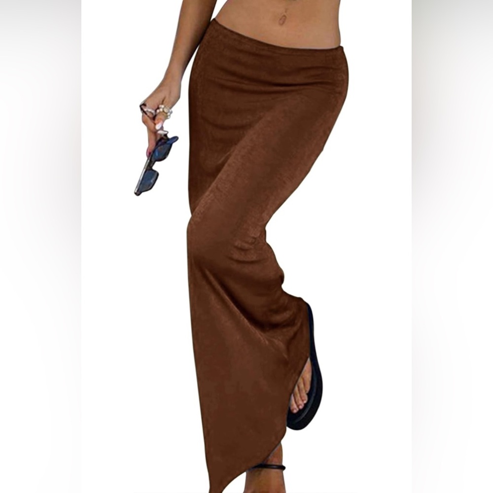3 for 30! Rust color body con maxi shirt